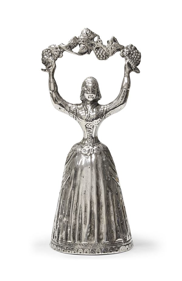 BROCCA IN MAIOLICA, TOSCANA FINE XV SECOLO