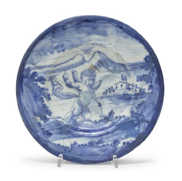 PIATTO IN MAIOLICA, SAVONA FINE XVIII SECOLO  - Asta ASTA 280 SETTEMBRE 2024 ASTA DI DIPINTI E ARREDI ANTICHI - Casa d'Aste Babuino