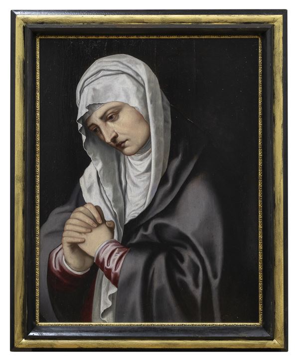 DIPINTO MATER DOLOROSA DI SEGUACE DI TIZIANO VECELLIO