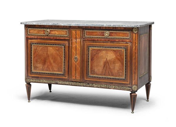 CREDENZA A MARQUETERIES, FRANCIA PERIODO LUIGI XVI