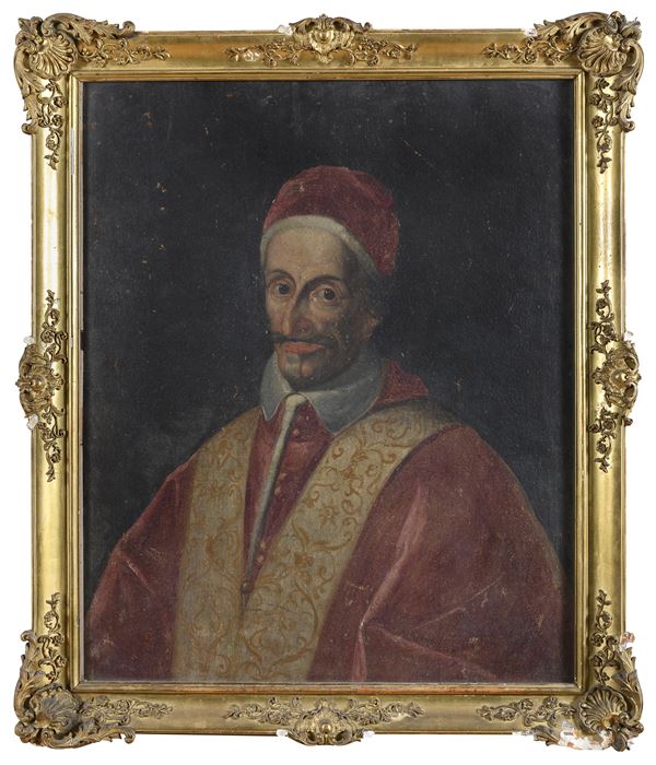 RITRATTO DI PAPA INNOCENZO XI DI PITTORE ROMANO DEL SETTECENTO