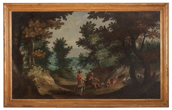 COPPIA DI TAZZINE IN PORCELLANA, XIX SECOLO