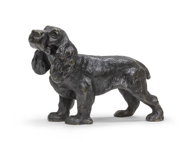 SCULTURA DI CANE IN BRONZO, INIZI XX SECOLO  - Asta ASTA 280 SETTEMBRE 2024 ASTA DI DIPINTI E ARREDI ANTICHI - Casa d'Aste Babuino