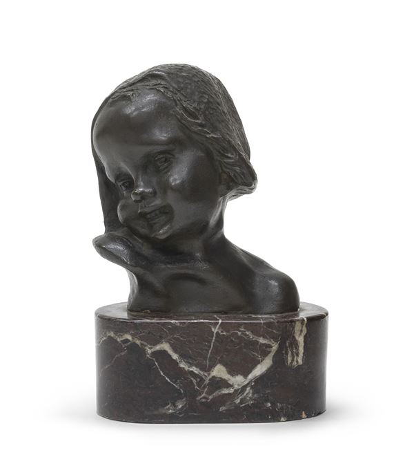 BRONZO IL BUDDHA DI ENRICO CARUSO