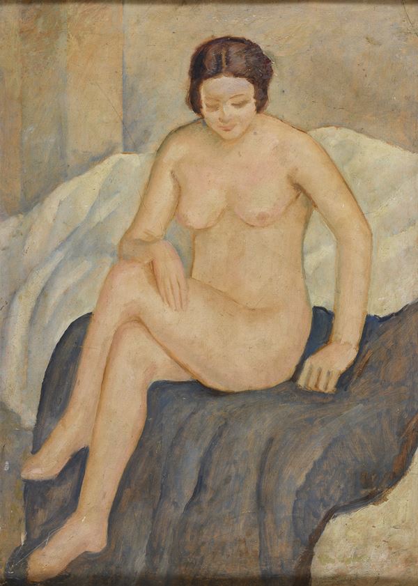 DIPINTO NUDO DI DONNA  - Asta ASTA 281 OTTOBRE 2024 ARTE MODERNA E CONTEMPORANEA - Casa d'Aste Babuino