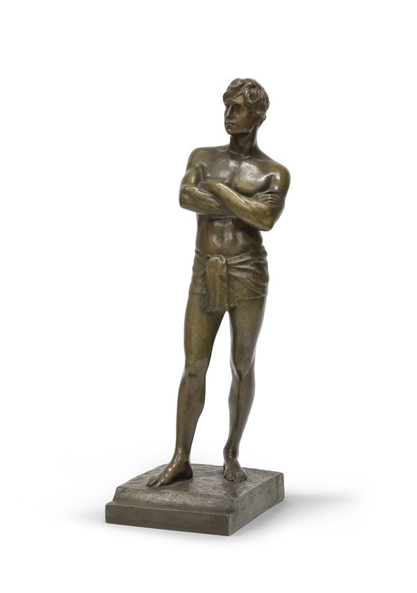 BRONZO APOLLO INIZI NOVECENTO  - Asta ASTA 281 OTTOBRE 2024 ARTE MODERNA E CONTEMPORANEA - Casa d'Aste Babuino