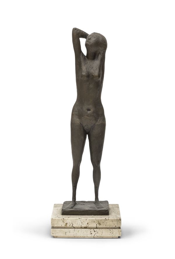 BRONZO ANDROMACA DI VENANZIO BACCILLIERI  - Asta ASTA 281 OTTOBRE 2024 ARTE MODERNA E CONTEMPORANEA - Casa d'Aste Babuino