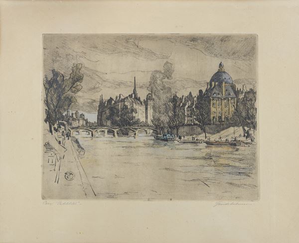 ACQUAFORTE ÎLE DE LA CITÉ DI GUIDO COLUCCI