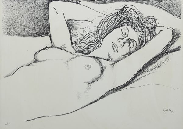 LITO DONNA DI RENATO GUTTUSO