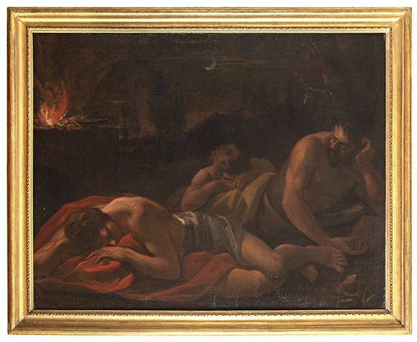 DIPINTO RIPOSO DI TRE PASTORI DI SEBASTIANO RICCI  - Asta ASTA 282 OTTOBRE 2024 ASTA DI ARTE ANTICA E ASIATICA - Casa d'Aste Babuino