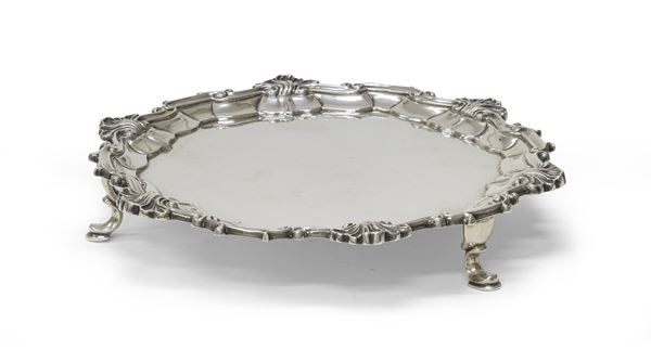 SALVER IN ARGENTO, LONDRA 1783  - Asta ASTA 282 OTTOBRE 2024 ASTA DI ARTE ANTICA E ASIATICA - Casa d'Aste Babuino