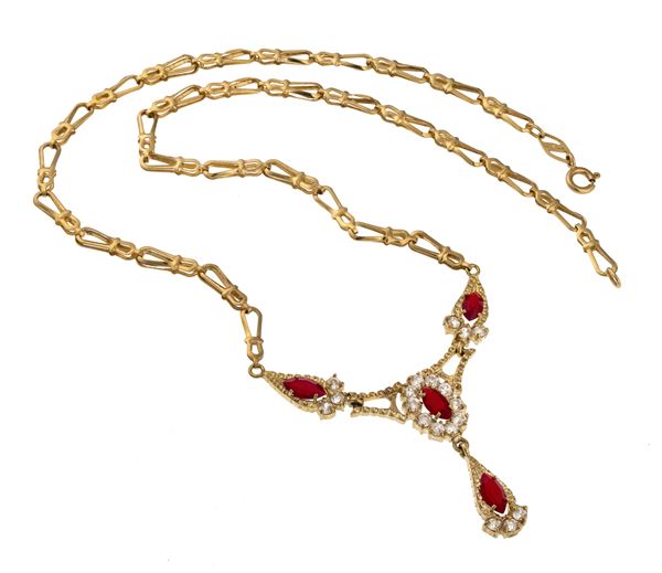 COLLIER CON PIETRE SEMIPREZIOSE  - Asta ASTA 282 OTTOBRE 2024 ASTA DI ARTE ANTICA E ASIATICA - Casa d'Aste Babuino