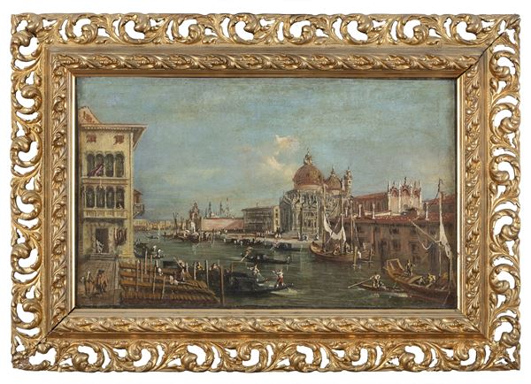 DIPINTO CANAL GRANDE SEGUACE DI FRANCESCO GUARDI