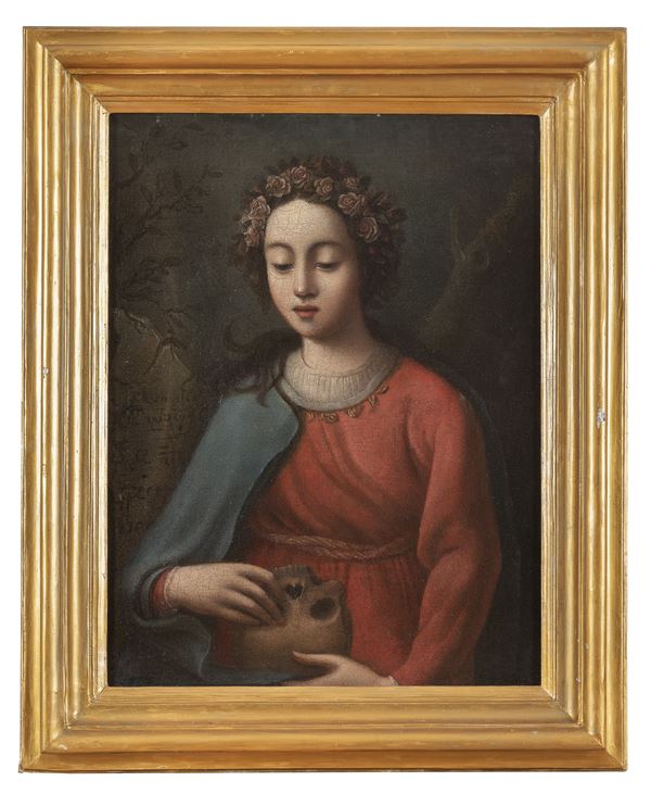 DIPINTO SANTA ROSALIA DEL XVIII SECOLO