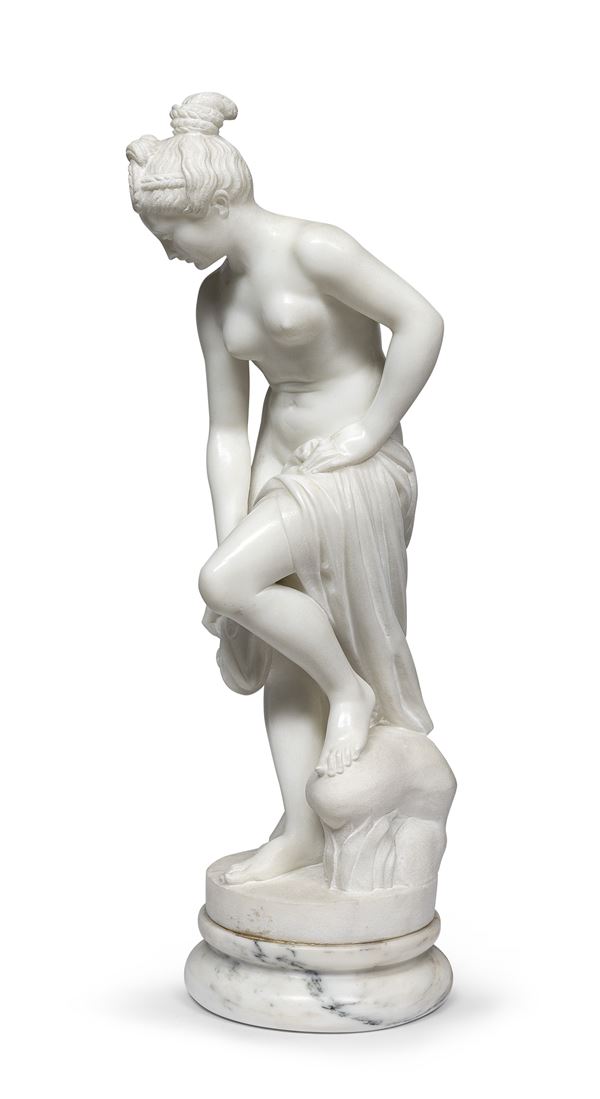 SCULTURA DI VENERE IN MARMO BIANCO, XX SECOLO