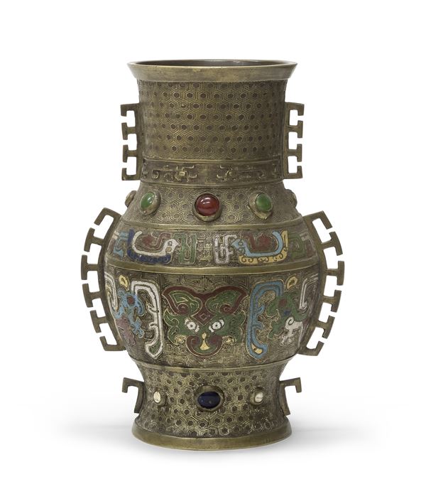 VASO IN BRONZO, CINA XX SECOLO