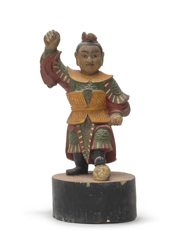 SCULTURA IN LEGNO, CINA INIZI XX SECOLO