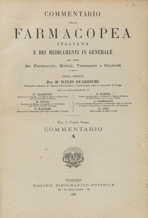 TRE VOLUMI DI FARMACIA