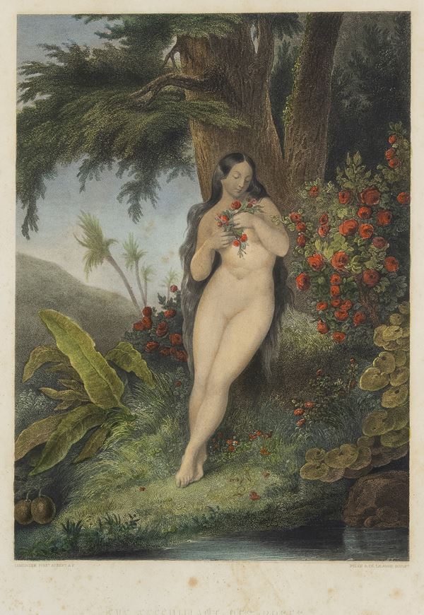 CHARLES DE LALAISSE INCISIONE COLORATA