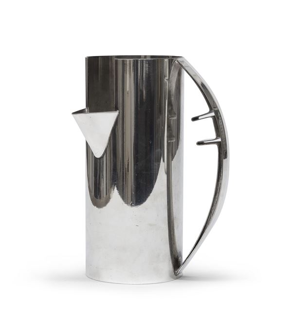 CARAFFA IN SILVER PLATED, CARLO SCARPA PER CLETO MUNARI, ANNI '70