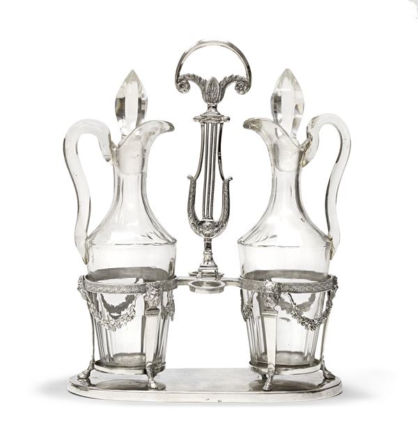 OLIERA IN ARGENTO, STATI PONTIFICI ROMA 1820 ca.