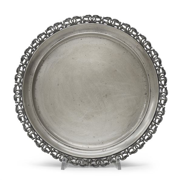 PIATTO IN ARGENTO, ITALIA ANNI '50
