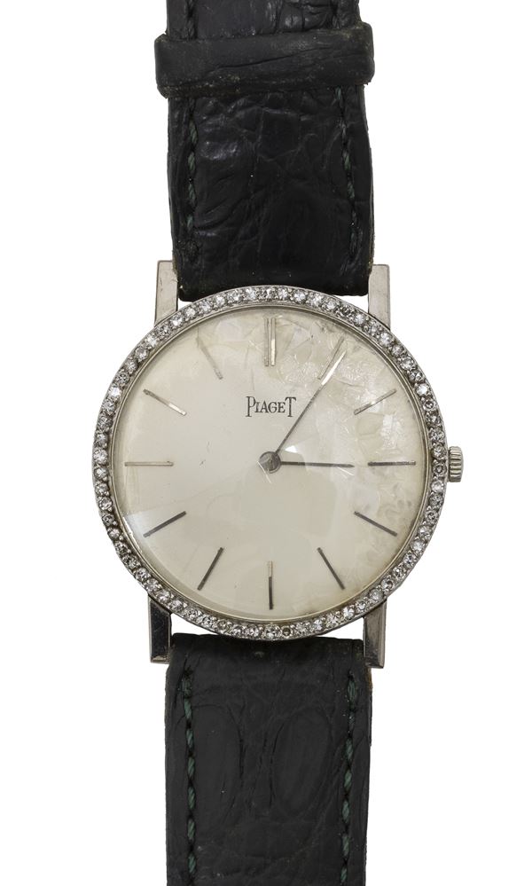 OROLOGIO DA POLSO PIAGET ALTIPIANO LADY ORO BIANCO BRILLANTI