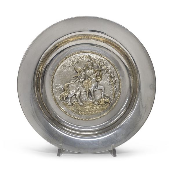 FONDINA IN ARGENTO "ALLEGORIA DELL'APPRENDIMENTO"