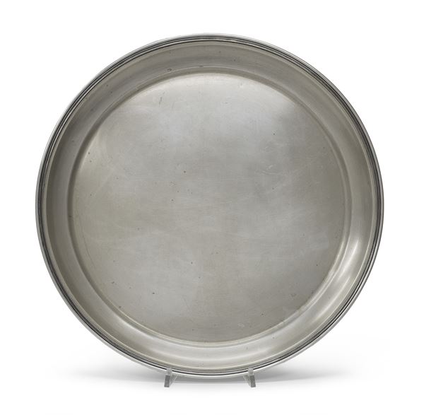 VASSOIO IN ARGENTO ITALIA 1946 -1968, FIRMATO FRUGONI