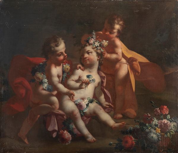 DIPINTO PUTTI DI VITTORIO AMEDEO RAPOUS (1728 ca - 1789)