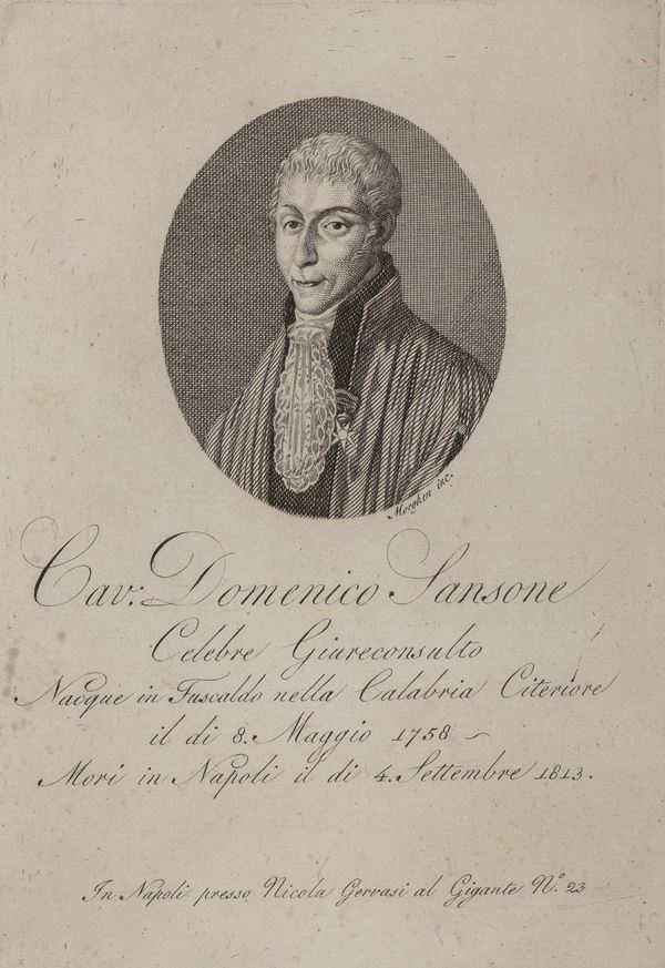 COPPIA STAMPE GIURECONSULTI, XIX SECOLO