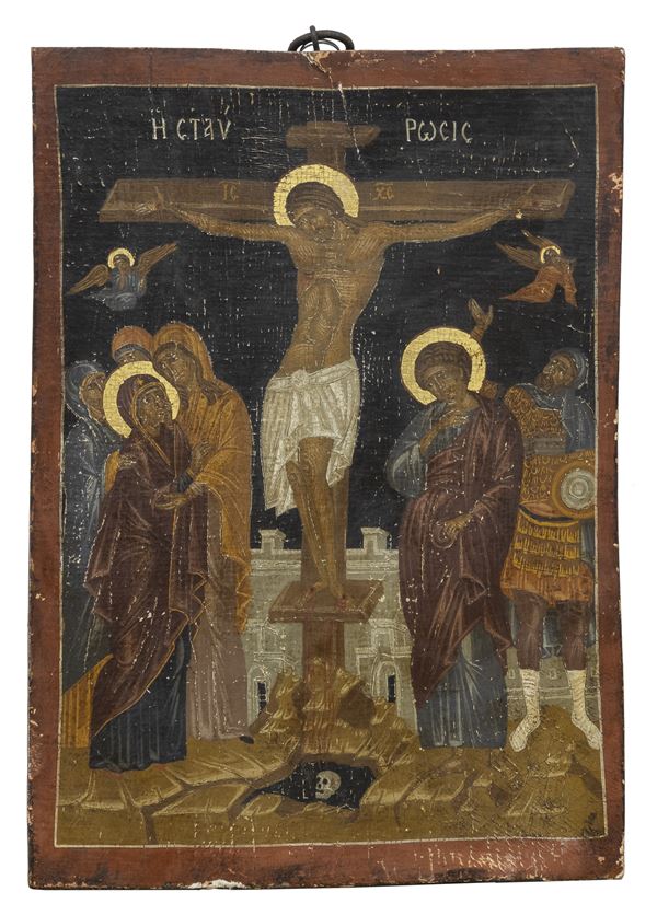 ICONA CROCIFISSIONE, XX SECOLO