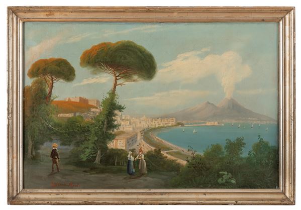 COPPIA PAESAGGI NAPOLI, XX SECOLO