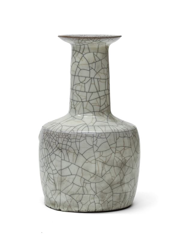 VASO IN PORCELLANA AD INVETRIATURA CRACKLE', CINA XX SECOLO