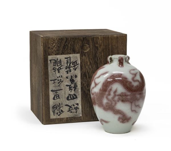 PICCOLO VASO IN PORCELLANA, CINA INIZI XX SECOLO