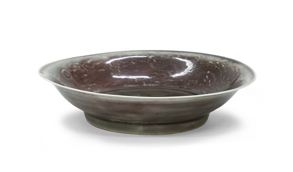 PICCOLO PIATTO IN PORCELLANA, CINA FINE XIX-INIZIO XX SECOLO