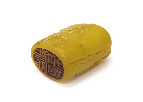 SIGILLO IN PIETRA SAPONARIA, CINA XX SECOLO