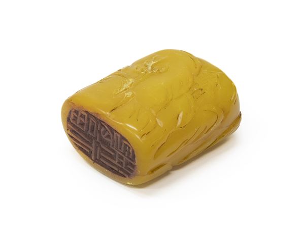 SIGILLO IN PIETRA SAPONARIA, CINA XX SECOLO