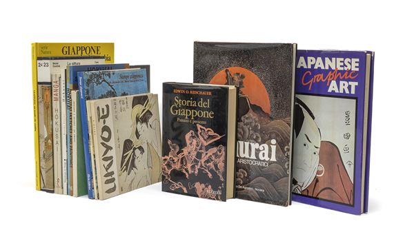 QUATTORDICI VOLUMI DI ARTE E STORIA DEL GIAPPONE
