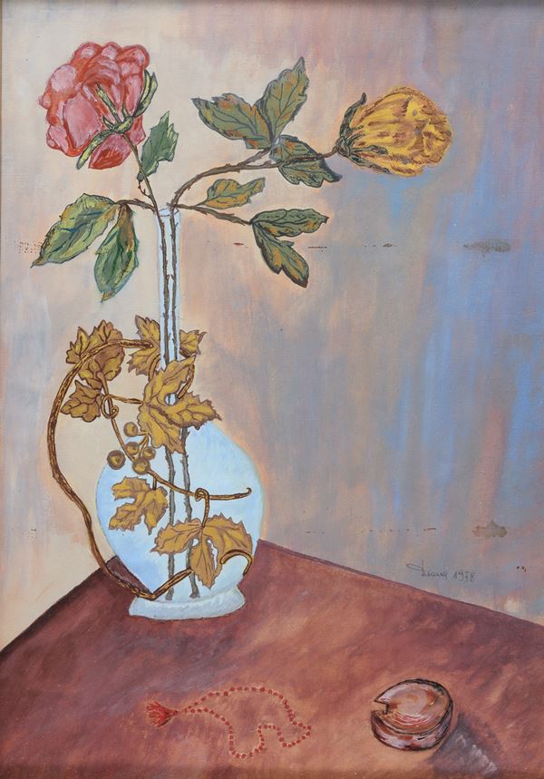 DIPINTO VASO DI FIORI