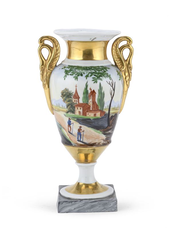 VASO IN PORCELLANA, XIX SECOLO