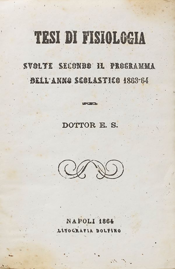 MANOSCRITTO ERUDIZIONE OTTOCENTESCA