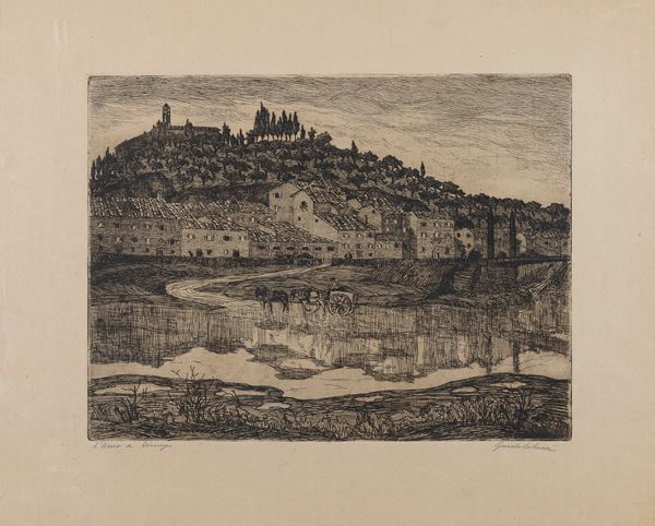 ACQUAFORTE ARNO DI GUIDO COLUCCI, ANNI '20