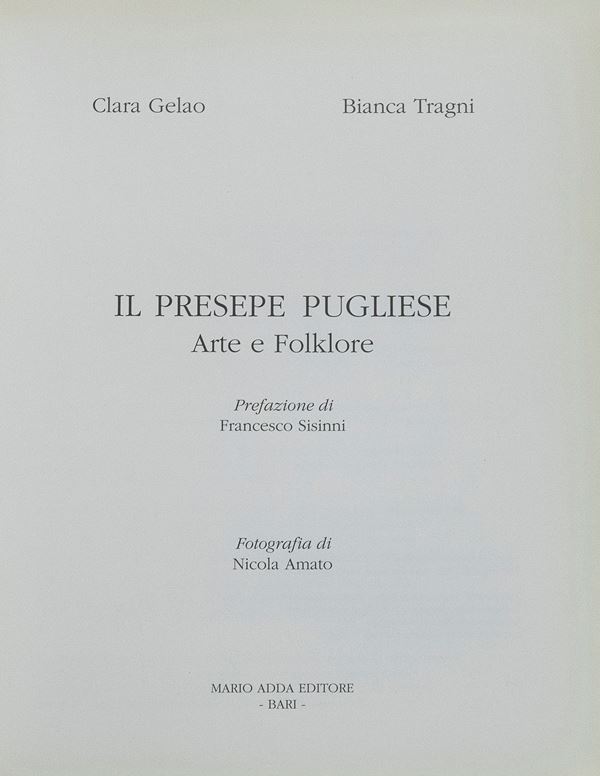 UN VOLUME IL PRESEPE PUGLIESE