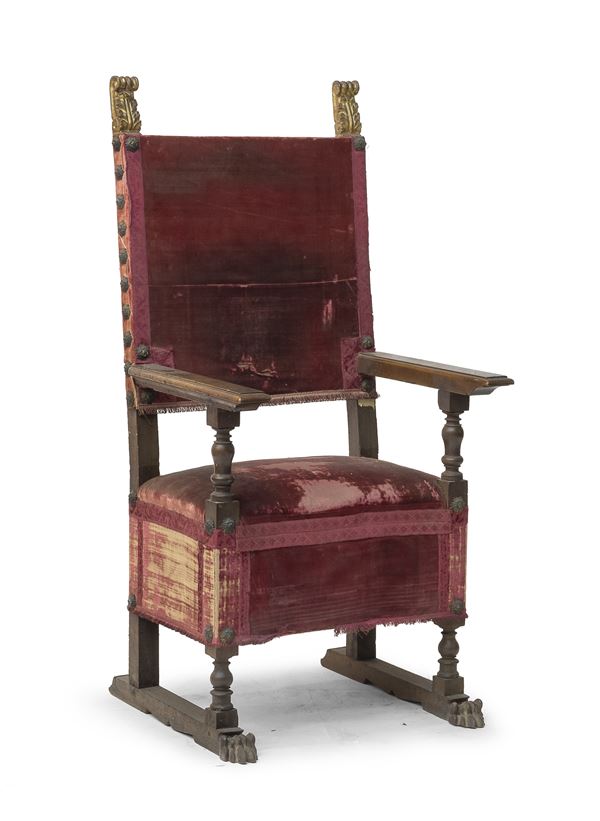 TRONO IN NOCE, XVIII SECOLO