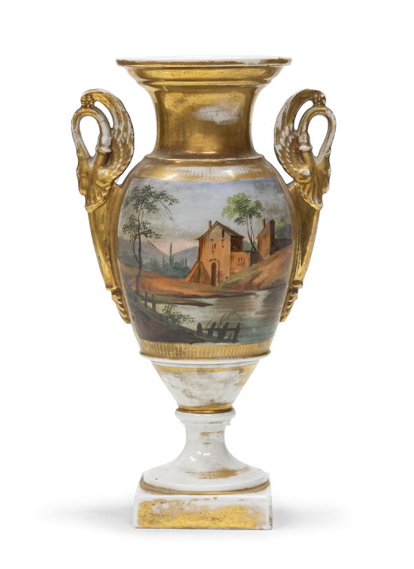 VASO IN PORCELLANA, XIX SECOLO