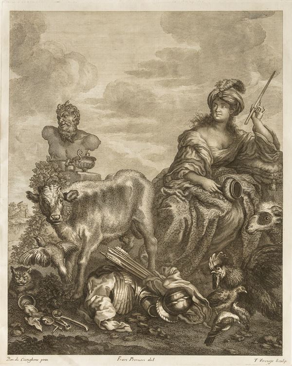 INCISIONE DI TEODORO VERKRUYS E FRANCESCO PETRUCCI