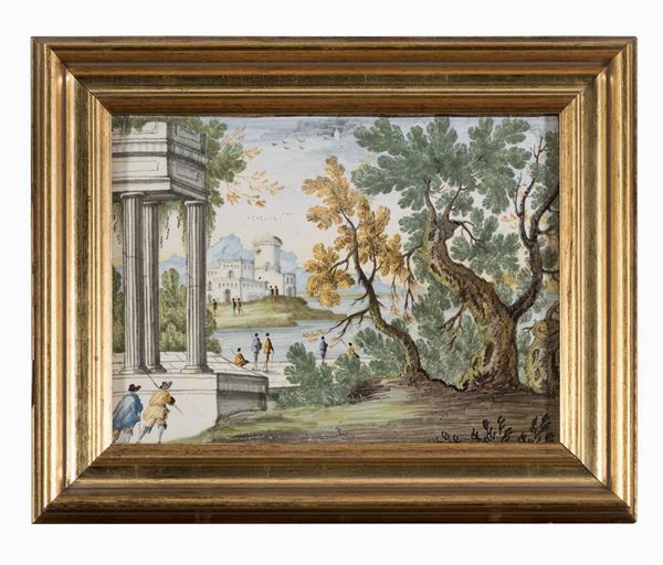 MATTONELLA IN MAIOLICA DI CASTELLI