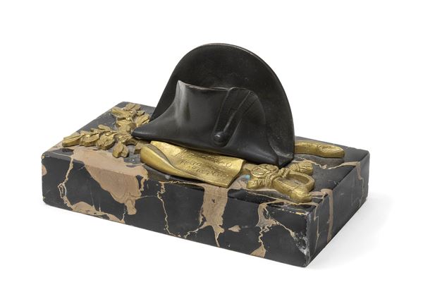 CALAMAIO NAPOLEONICO IN BRONZO, XIX SECOLO