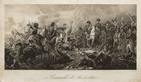 ACQUAFORTE BATTAGLIA D'AUSTERLITZ